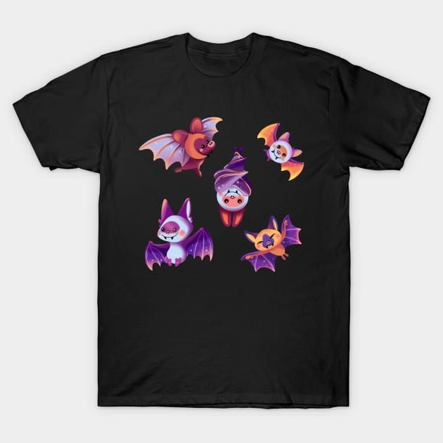 Bats T-Shirt by Sruthi